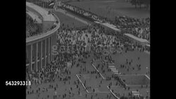 Jesse Owens wins the 200 meter dash at 1936 Olympic games in Berlin News Clip