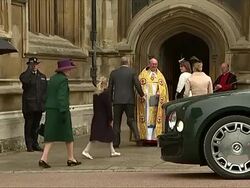 Sophie Countess of Wessex at Windsor for Easter News Clip