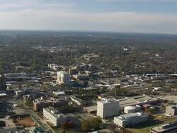WS AERIAL View of Raleigh / North Carolina, United States Stock Footage