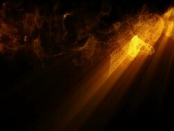 Rays and smoke, stipple effect Stock Footage