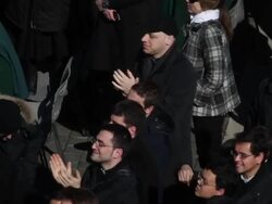 EVENT CAPSULE CLEAN - Last weekly public audience of Benedict XVI from St. Peter's Square at St. Peter's Square on February 27, 2013 in Vatican City, Vatican. (Footage by Giulio Origlia/Getty Images) Stock Footage