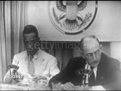1952: DEMOCRATIC PRESIDENTIAL PRIMARY DEBATE: Senators Estes Kefauver & Richard B. Russell sitting side by side, SOT Russell talking about Kefauver's stance against FEPC (Fair Employment Practices Commission), giving examples & quotes, bitter dose... Instructional Video