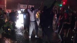 One person was shot and seven people were arrested early Sunday morning as police use tear gas to impose a curfew in Ferguson, Missouri.  Last weekend, an unarmed black teen was shot and killed by a white police officer. (Aug. 17) News Clip