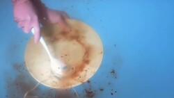 HD SLOW MOTION: Doing The Dishes Stock Footage