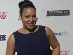 Cheryl Salt James at "ASPiRE" Television Network Launch Event Stock Footage