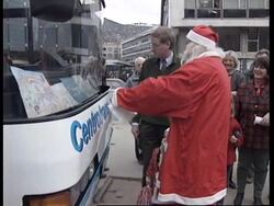 BOSNIA: SARAJEVO: DISPUTE ON WHETHER BOSNIA NEEDS SANTA CLAUS News Clip