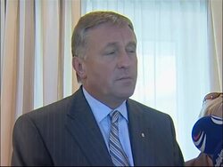 Czech PM talks about EU constitution negotiations News Clip