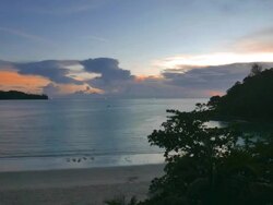 HD Sunset on the beach Stock Footage