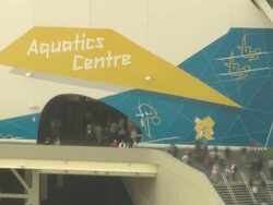 TIME LAPSE: Paralympic Aquatic Crowds Stock Footage