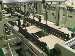View of the manufacturing factory of the wrapping paper Stock Footage