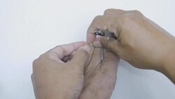 Nail foot off. Stock Footage