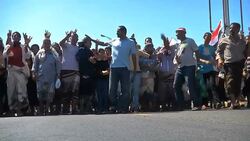 ADEN SEPARATISTS PROTEST PRO NORTH YEMEN News Clip