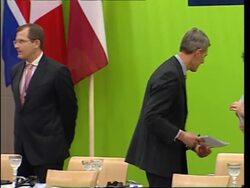 Arrivals for NATO ministers meeting News Clip