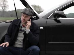 Assistance by telephone Stock Footage