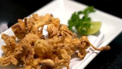 fried squid Stock Footage