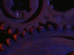 Gears move in harmony Stock Footage
