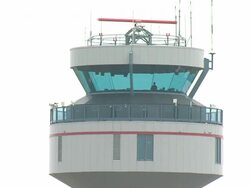 Airport Control Tower seq Stock Footage