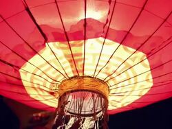 ECU LA  Red Lanterns/xian,shaanxi ,china Stock Footage
