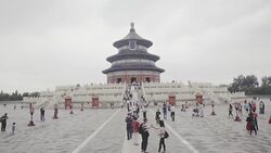 Temple of Heaven (Tiantan) in Beijing, China. Stock Footage