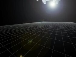 Wireframe 3d City Stock Footage