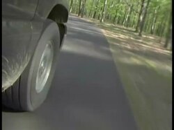 Driving down the road Stock Footage