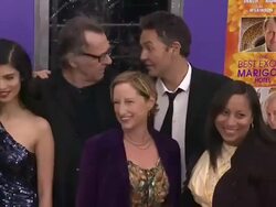 Director John Madden, actress Judi Dench, Graham Broadbent, Tena Desae and Tom Wilkinson at "The Best Exotic Marigold Hotel" New York Premiere Presented By Fox Searchlight Pictures And Participant Media Stock Footage