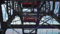 Amusement Park Ride Stock Footage