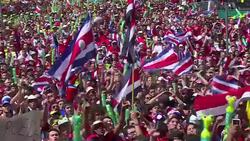 CLEAN : World Cup: Costa Rica walks tall out of World Cup door News Clip