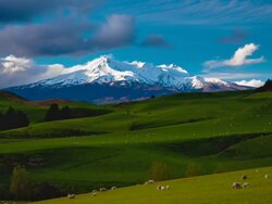 TIME LAPSE: Mt Ruapehu Stock Footage