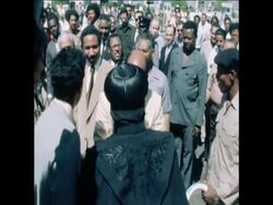 SYND 19 2 78 COPTIC PATRIARCH SHONODA'S ARRIVAL IN KHARTOUM News Clip