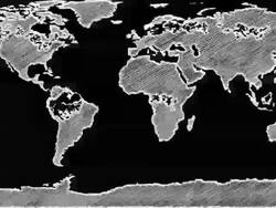 World Map Background Loop Stock Footage