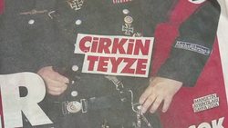 CLEAN : Turkish daily depicts Merkel as Frau Hitler on front page News Clip