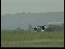 CONGO: BRAZZAVILLE: US ARMY AIRBORNE UNIT ARRIVE UPDATE News Clip