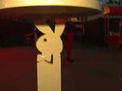 ATMOSPHERE - Signage at Playboy And Universal Pictures' Kick-Ass 2 Event At Comic-Con - Sponsored By AXE Black Chill on 7/20/2013 in San Diego, CA. (Footage by WireImage Video/Getty Images Entertainment Video) Stock Footage