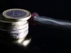 Financial Crisis and Euro Stock Footage