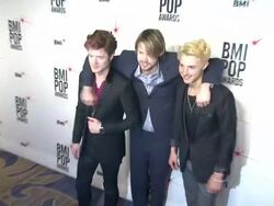 Nash Overstreet, Chord Overstreet, Ryan Keith Follese at 61st Annual BMI Pop Awards Stock Footage