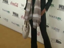 Judi Shekoni at CW3PR Presents Gold Meets Golden At Equinox Sports Club Hosted By Nicole Kidman 1/12/2013 in Los Angeles, CA.(Footage by WireImage Video/Getty Images Entertainment Video) Stock Footage