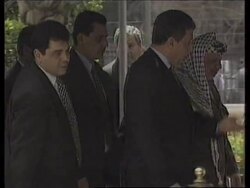 Egypt - Arafat addresses Arab League News Clip