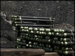 Crews hoping to get food and air to six coal miners drilled to within about 1,000 feet of the trapped men Wednesday News Clip