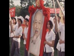 SYND 3 5 76 INDEPENDENCE DAY CELEBRATIONS IN SAIGON (HO CHI MINH CITY) News Clip