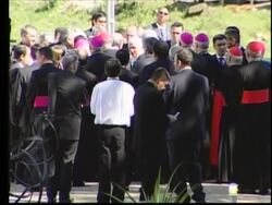 Pope visits the Fazenda da Esperanca centre for rehabilitation of drug addicts News Clip