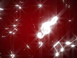 Falling Musical Notes,Loop Stock Footage