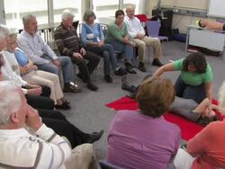 HD: Demonstrating CPR Recovery Position Stock Footage