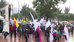 CLEAN : Bogota residents gather to support 'YES' vote to peace News Clip