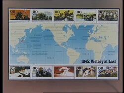 US: STAMP ROW: ATOMIC WEAPONS News Clip