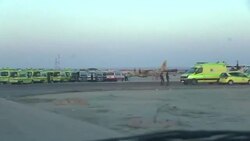 CLEAN : Egypt plane crash bodies taken to military airport News Clip