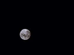 View of earth and moon from Apollo 17 Stock Footage