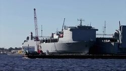 Ship is outfitted with processing equipment needed to destroy Syria's chemical weapons Instructional Video