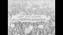 SYND 15 12 68 DEMONSTRATION AGAINST THE ACQUITAL OF NAZI JUDGE News Clip