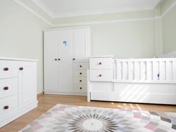 Modern baby room Stock Footage
